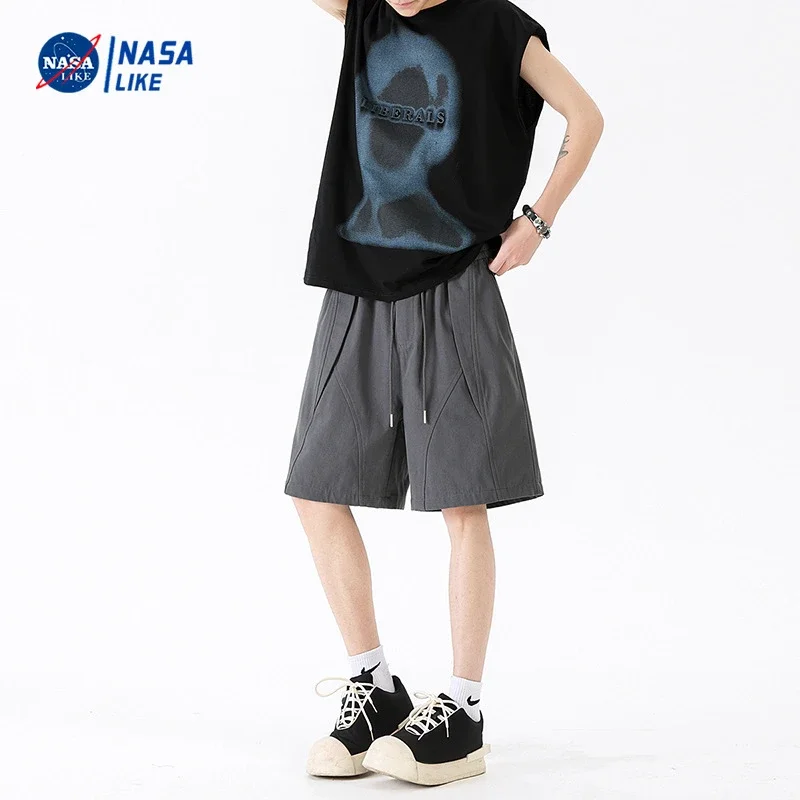 NASA High-street Hong Kong-style Shorts for Men