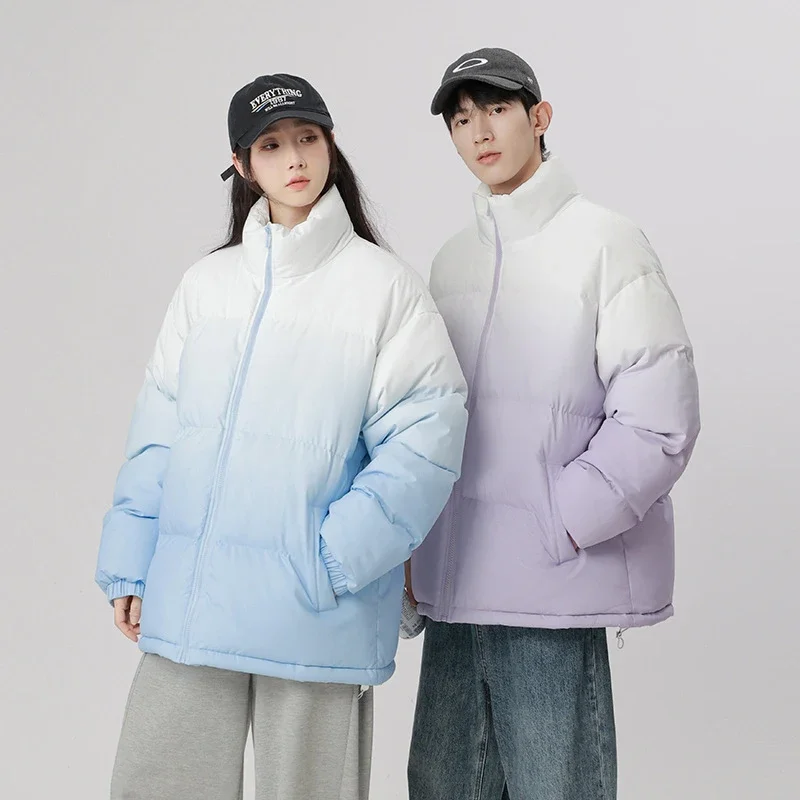 2025 Winter Men's Gradient Puffer Coat