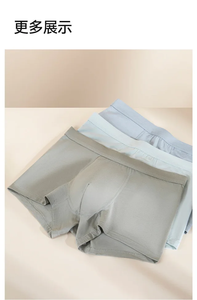 2025 Modal Men's Breathable Boxer Briefs Detail