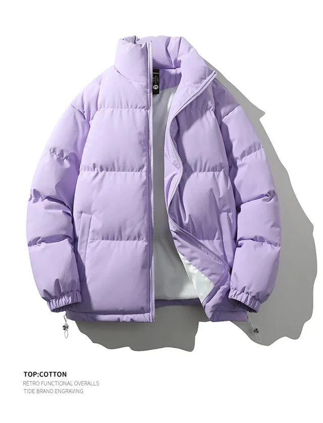 2025 Winter Men's Loose Cotton Coat Detail