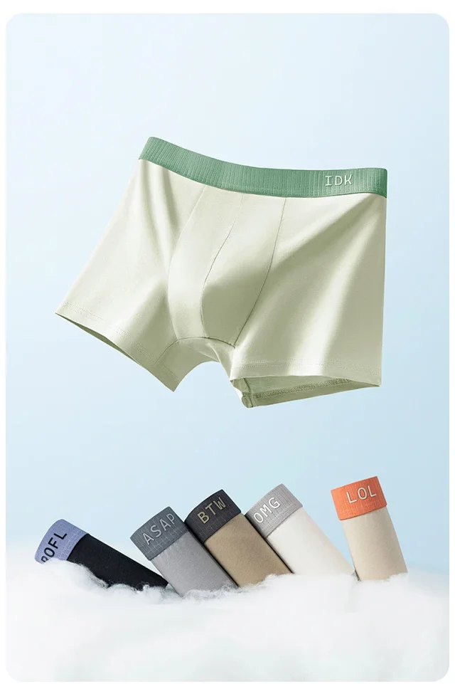 Men's 100S Cotton Boxer Briefs Detail