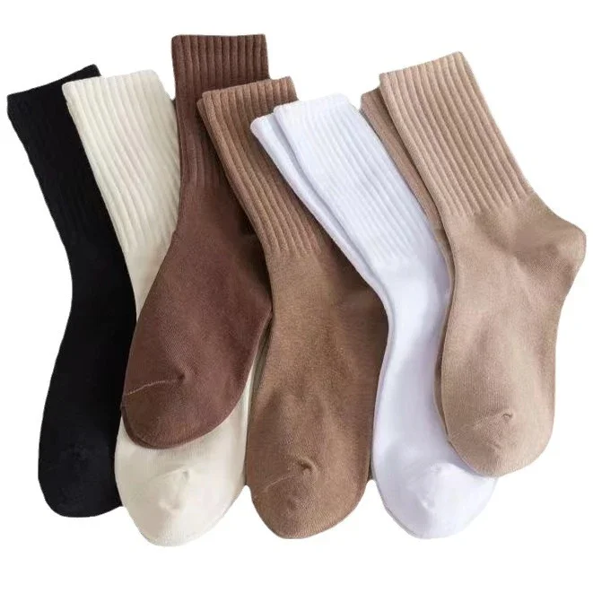Women's Stackable Sports Crew Socks(5 Pairs)