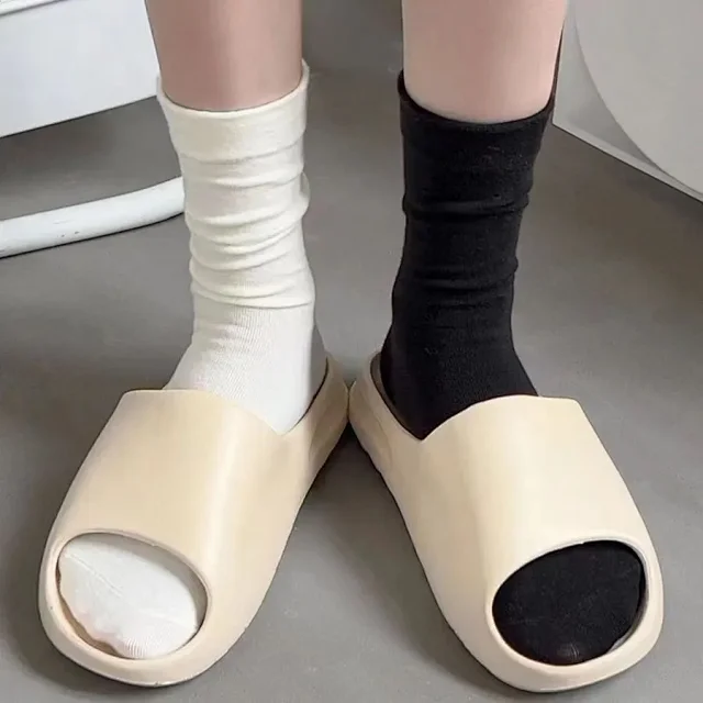 Women's Postpartum Seamless Crew Socks(5 Pairs) Detail