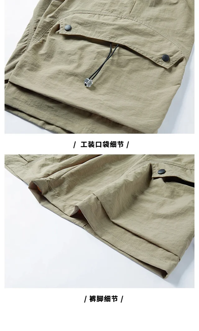 2025 Men's Cargo Shorts: Light, Comfy & Airy Detail