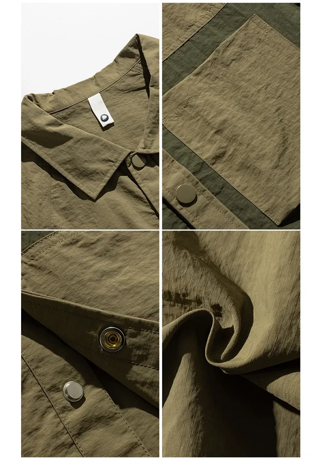 2025 Summer Men's Thin Shirt Detail
