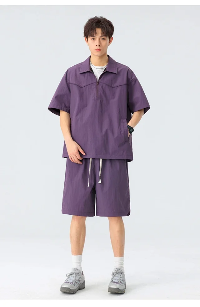 NASA Men's Ice Silk Short Sleeve Shirt Detail