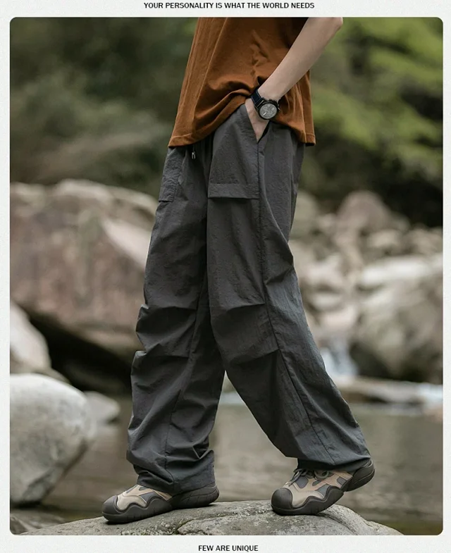 Mountain-style Cargo Pants Detail