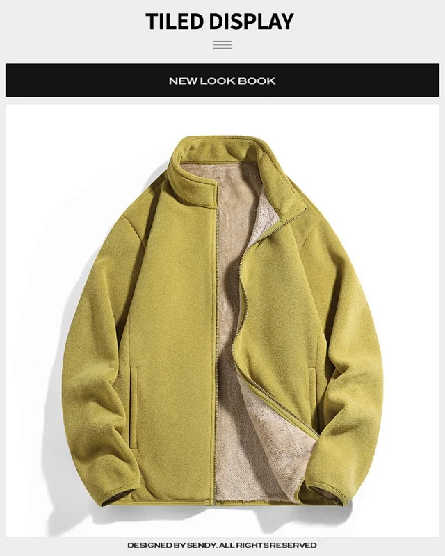 Men's Fleece Jacket, Unisex Detail