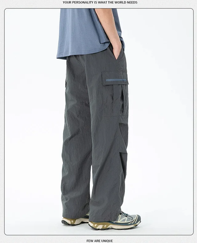 2025 Summer Waterproof Parachute Pants Detail