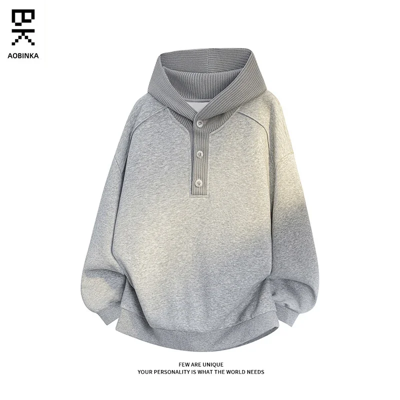 Men's Vintage Knit Hoodie