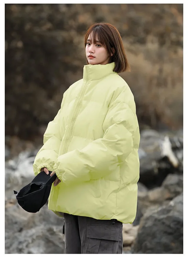 Ins Trendy Unisex Cotton Jacket Detail