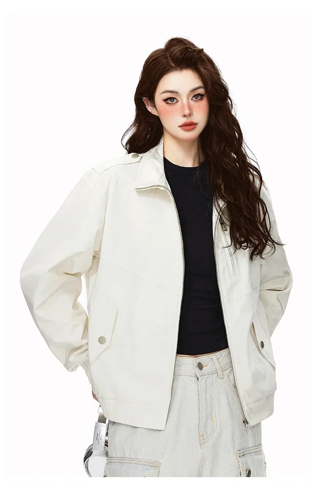 Retro Pilot Jacket for Couples Detail