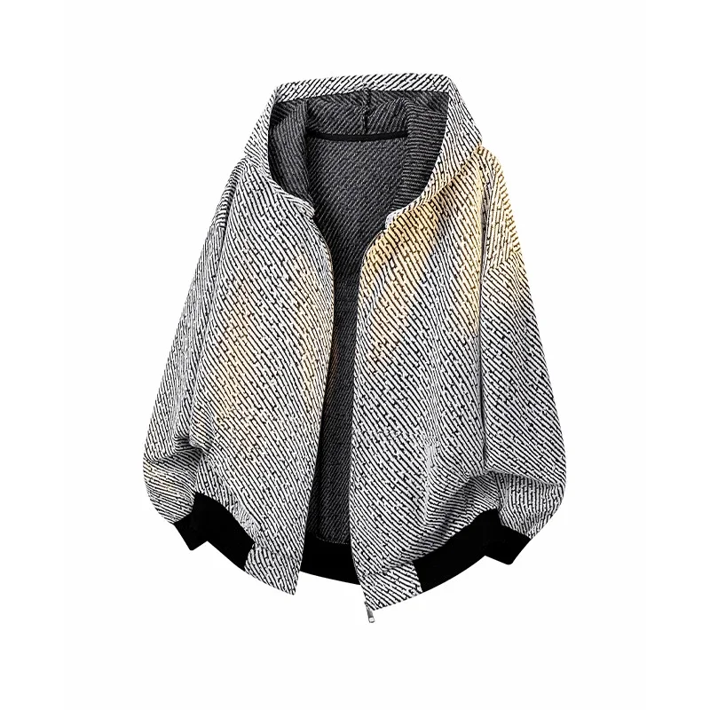Men's Tweed Stripe Hoodie