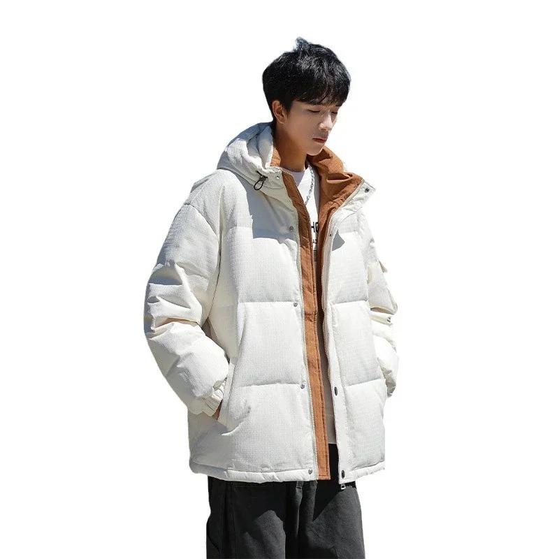 Men's Winter Down Jacket (90% White Duck Down) Couple's Bread Coat