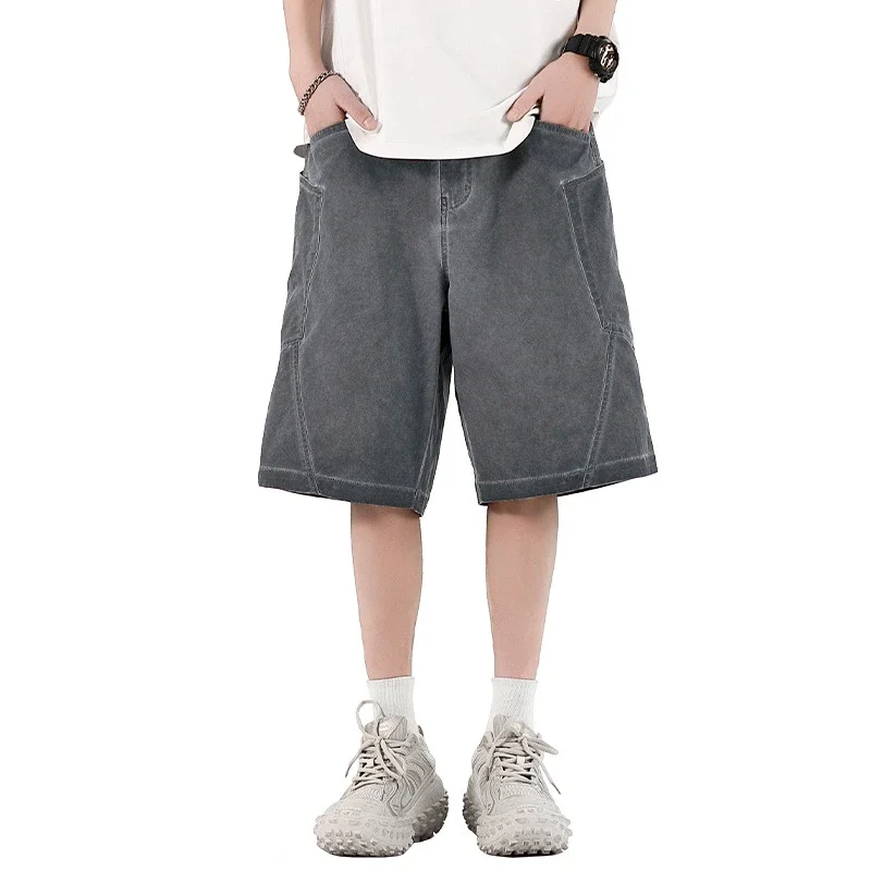 Men's Retro Denim Shorts