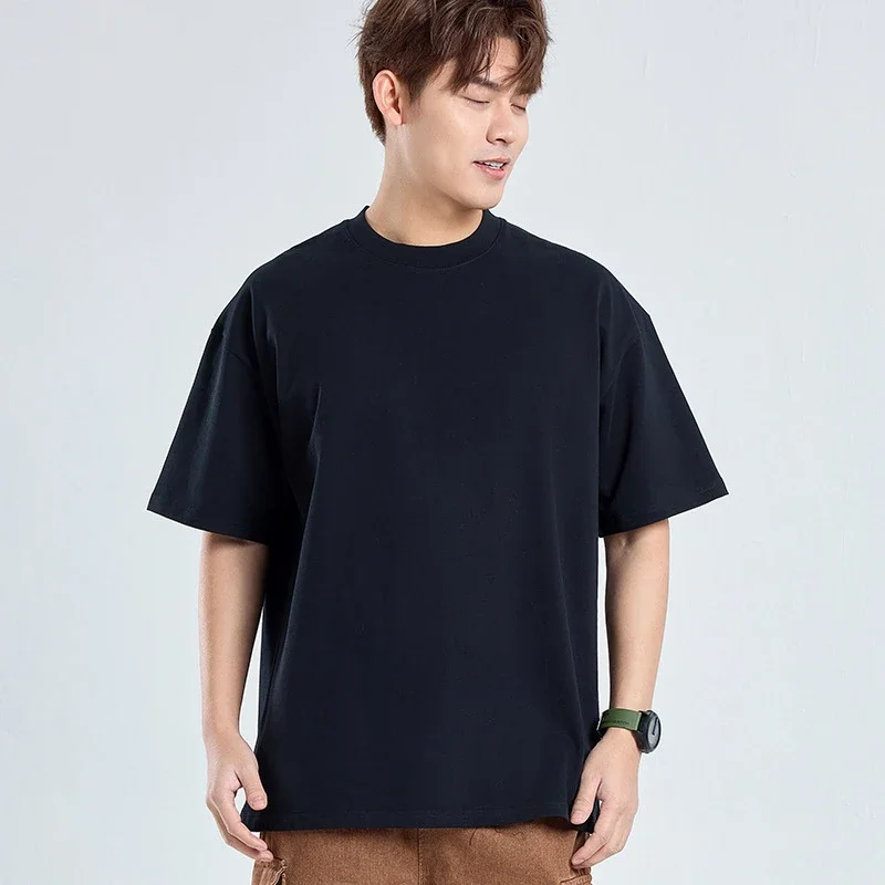 Unisex Crew Neck Heavyweight Solid Tee