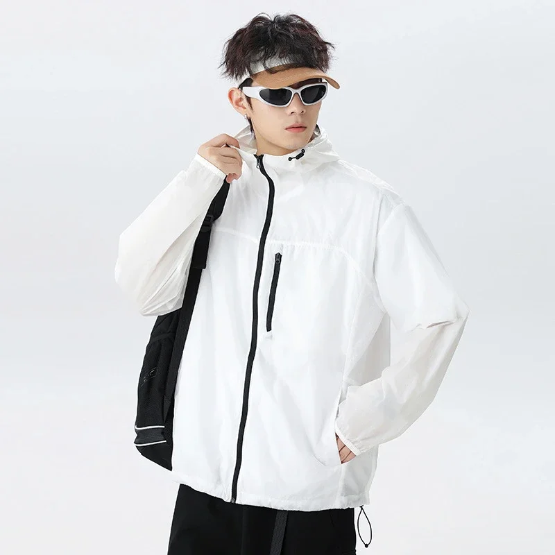 Unisex Summer UV-Resistant Hooded Skin Coat