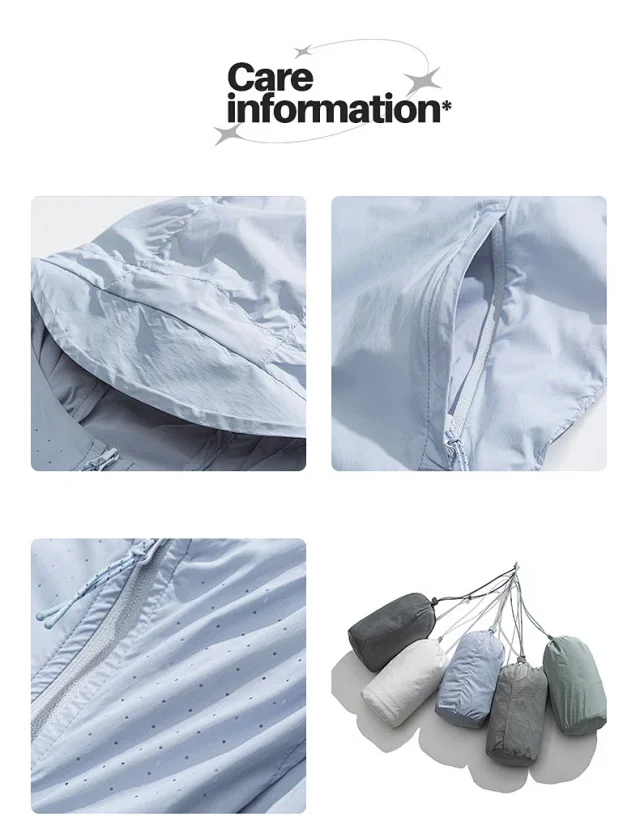 2025 Lightweight UV - Resistant Outdoor Hoodie (Unisex) Detail