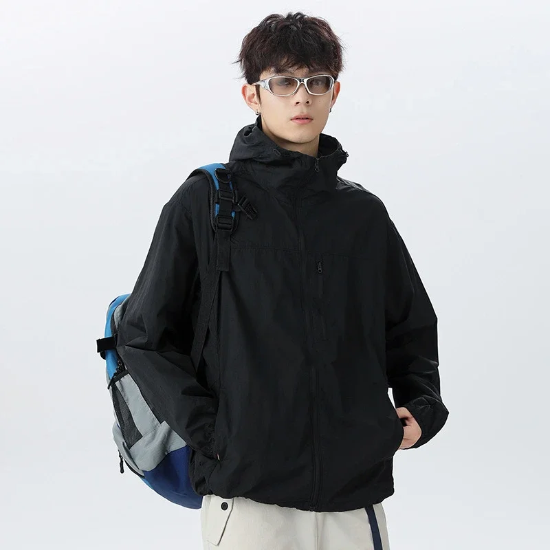 Unisex Summer UV-Resistant Hooded Skin Coat