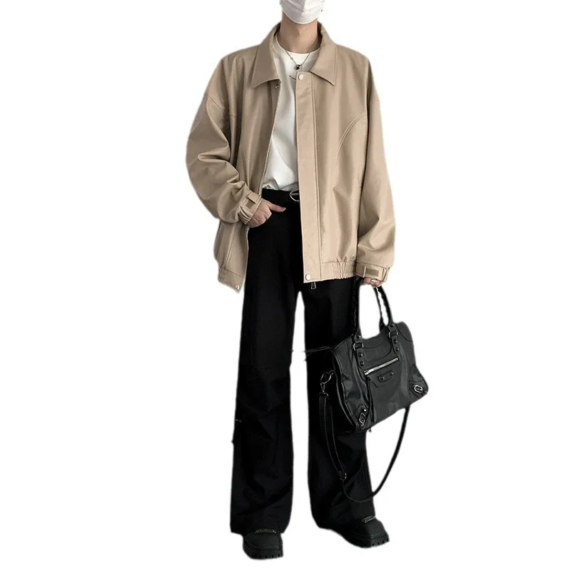 2025 Spring/Fall Men's PU Leather Jacket