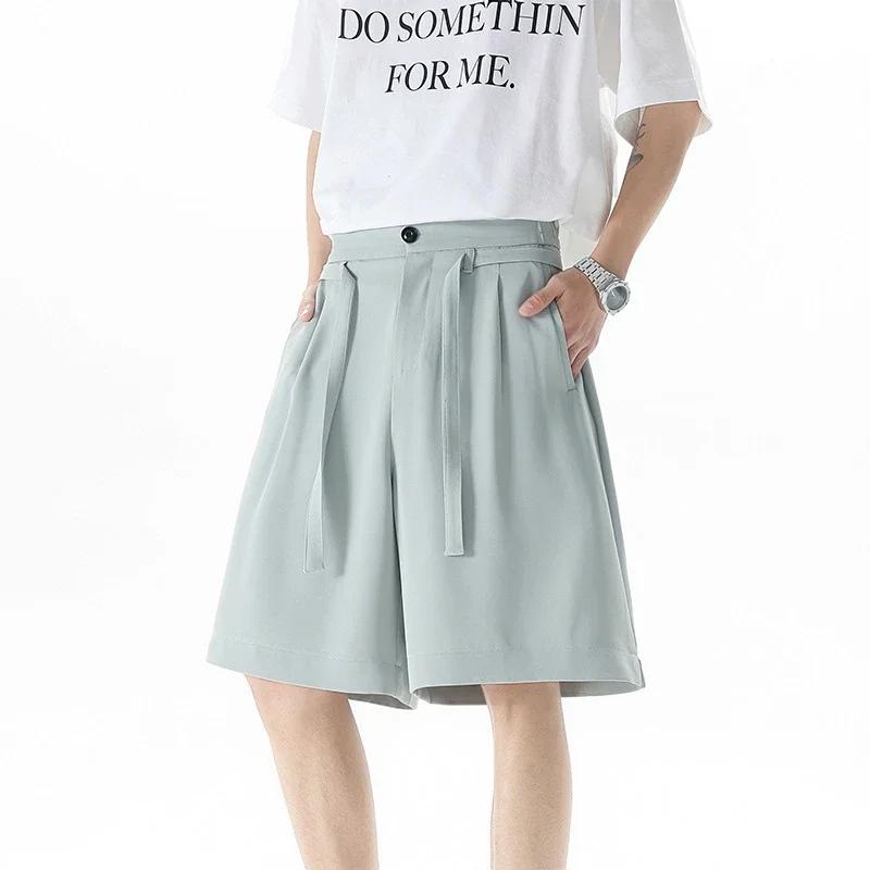 Men's Summer New Solid Color Five-point Shorts