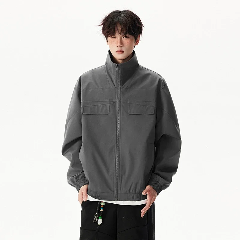 Men's Retro Work Jacket - Street Style
