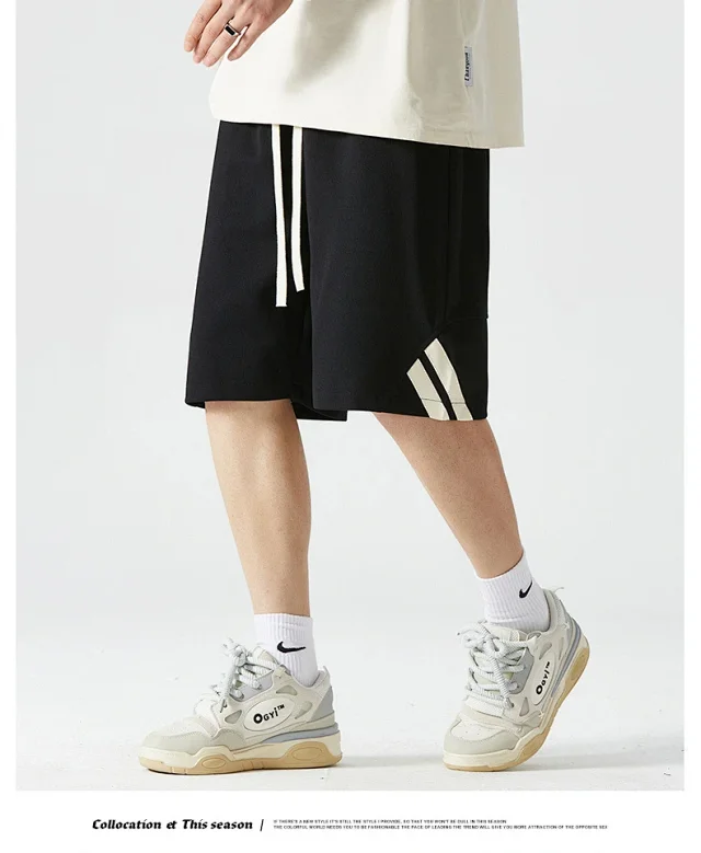 Men's Summer Ice Silk Beach Shorts Detail