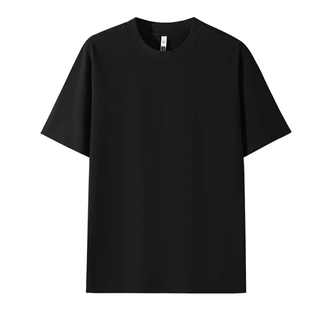 260g Summer Double Yarn Japanese Cotton Unisex Tee Detail