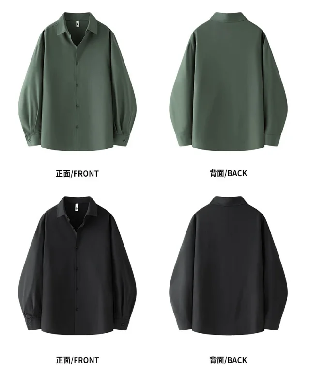 Men's Fall Slim-fit Shirt Detail
