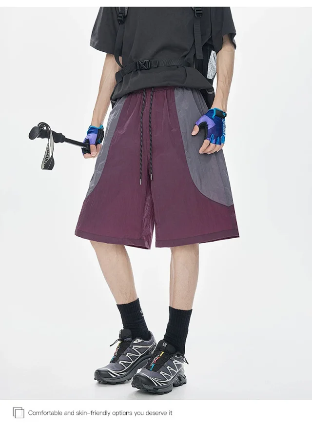 2025 Summer Loose 5-Pocket Cargo Shorts for Men Detail
