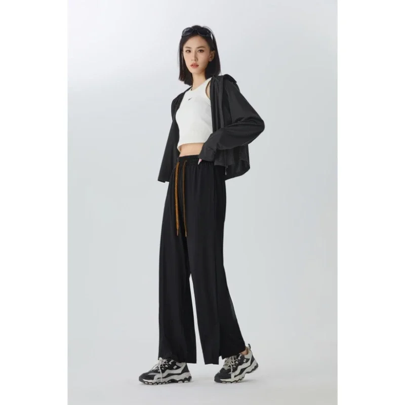 UPF50+ Ice Silk Cropped Pants