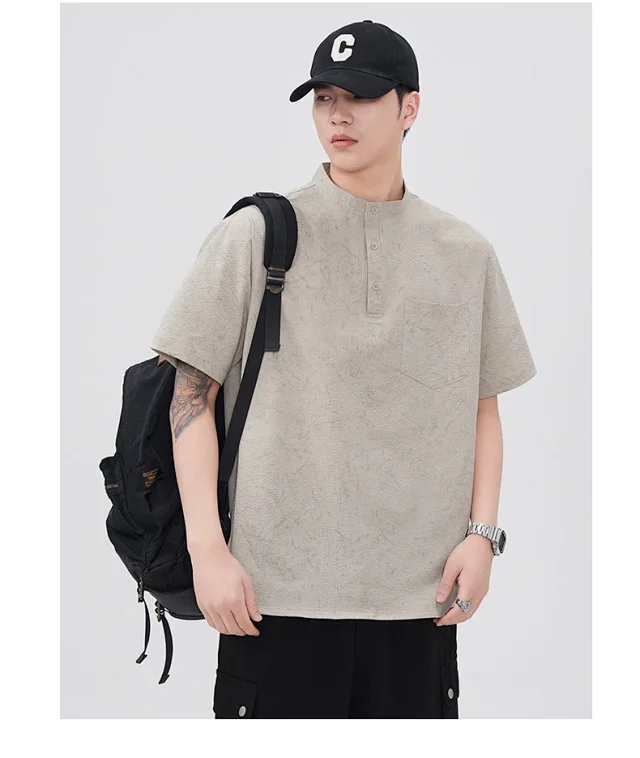 2025 T - shirt with Pocket Decoration Detail
