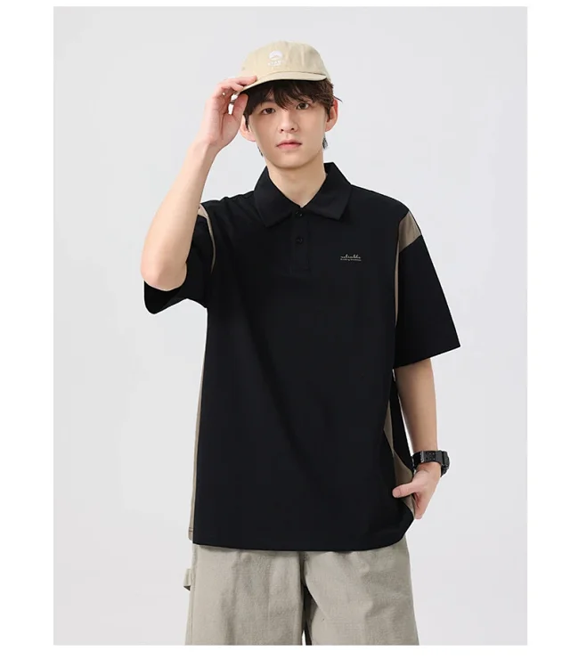 Men's 2025 Summer Polo Shirt Detail