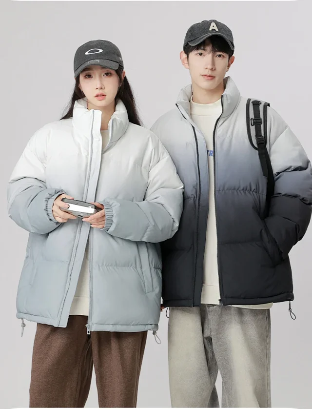 2025 Winter Men's Gradient Puffer Coat Detail