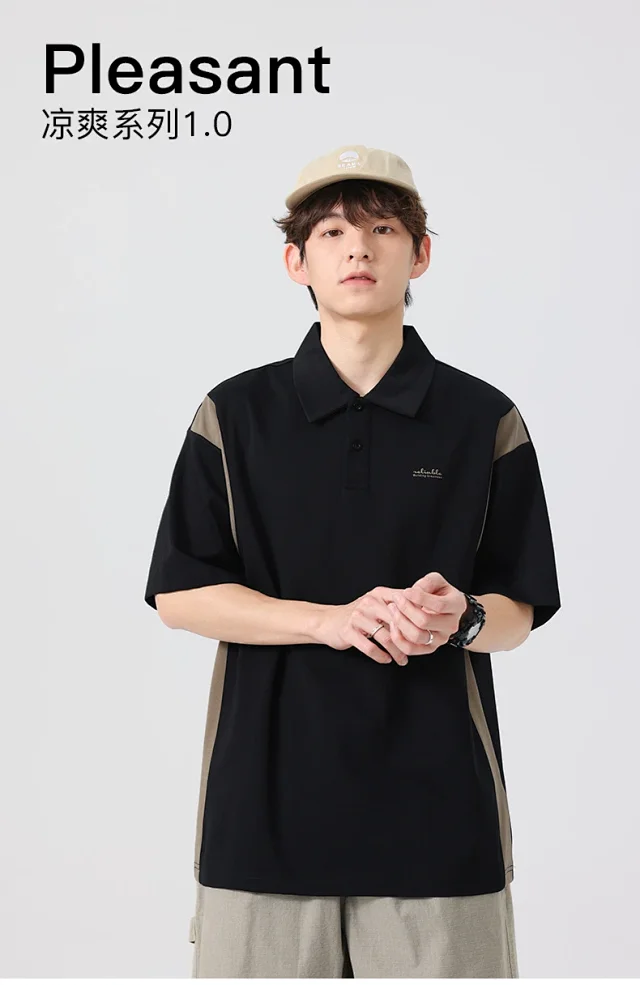 Men's 2025 Summer Polo Shirt Detail
