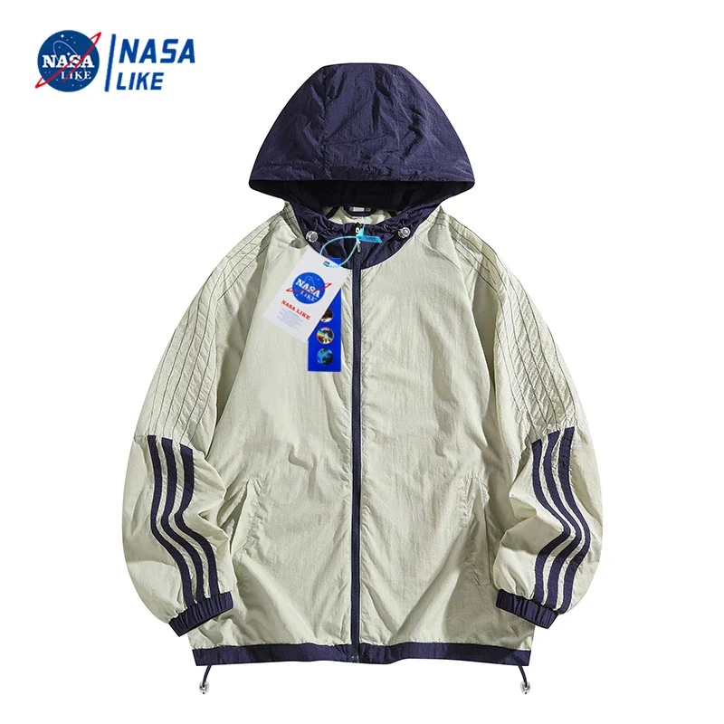 Couple Ice Silk Sun-protective Hooded Jackets