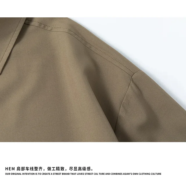 Men's Fall Slim-fit Shirt Detail