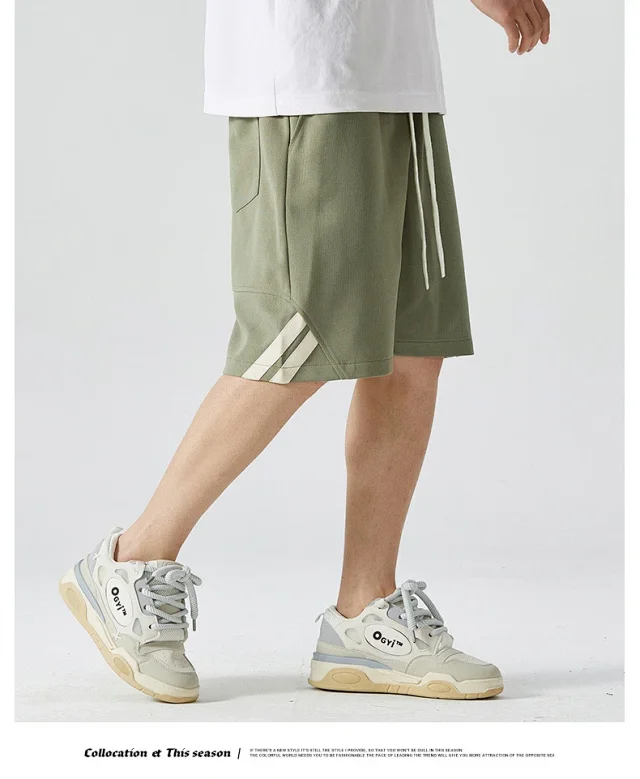 Men's Summer Ice Silk Beach Shorts Detail