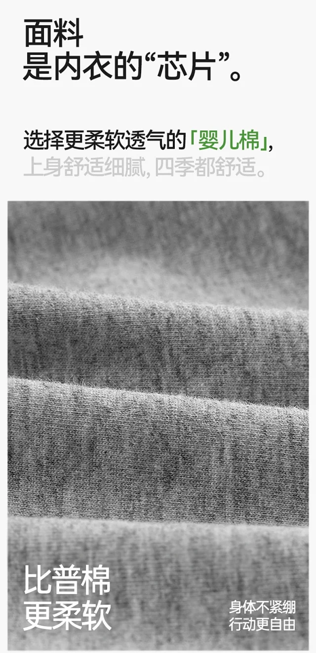 2025 Men's Breathable Cotton Underwear Detail