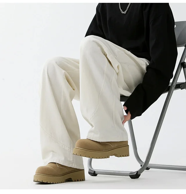 Men's 2025 Autumn Straight Jeans Detail