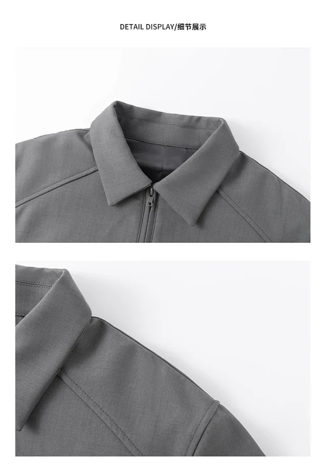 Men's Autumn Trendy Lapel Jacket Detail