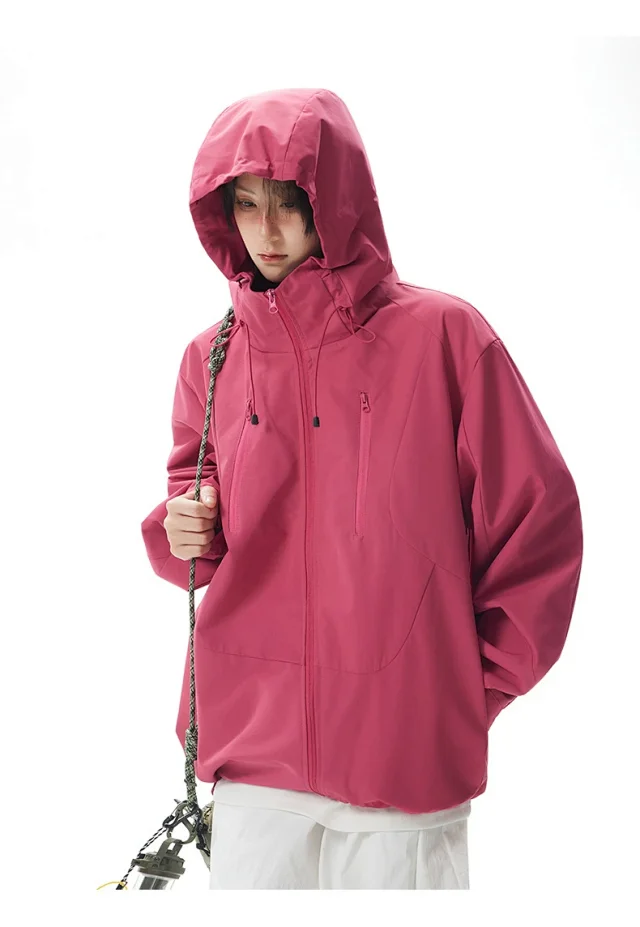 Autumn Outdoor Windproof Jacket for Couples Detail