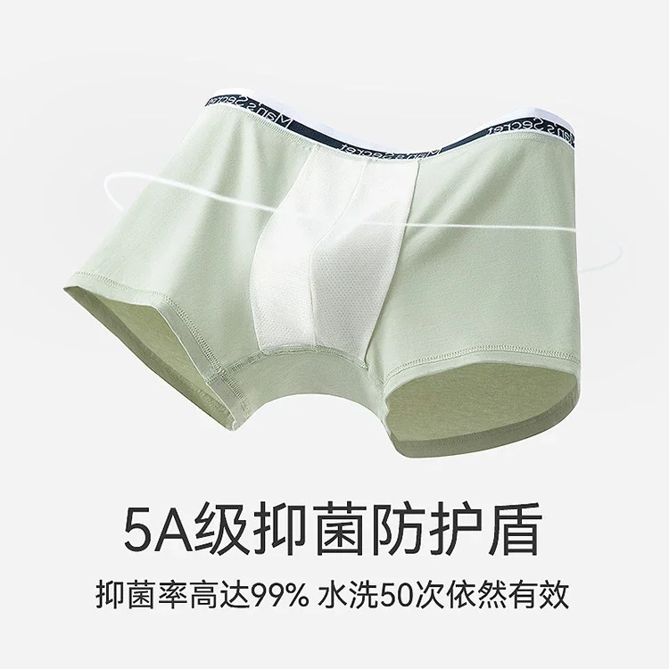 Men's 60s Cotton Breathable Boxer Briefs