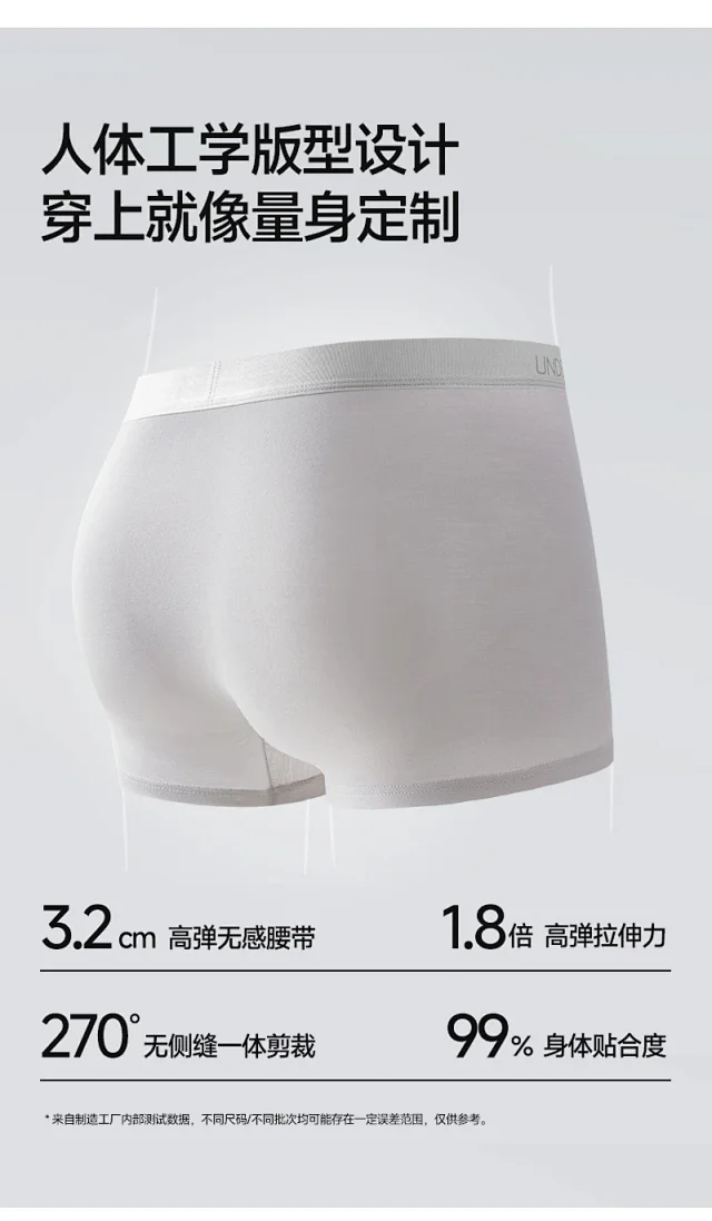 Men's Modal A-Class Breathable Boxer Briefs Detail