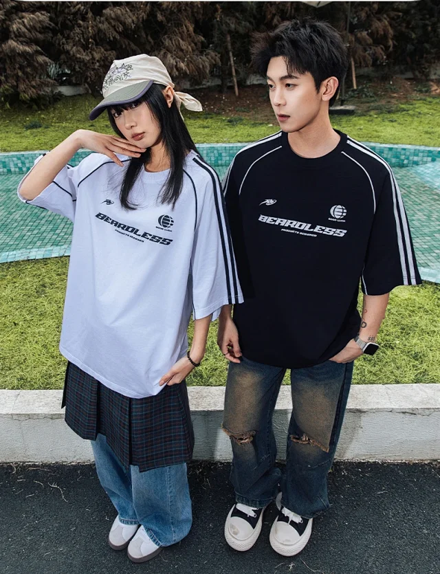 2025 Summer Men's Vintage T-shirt Detail