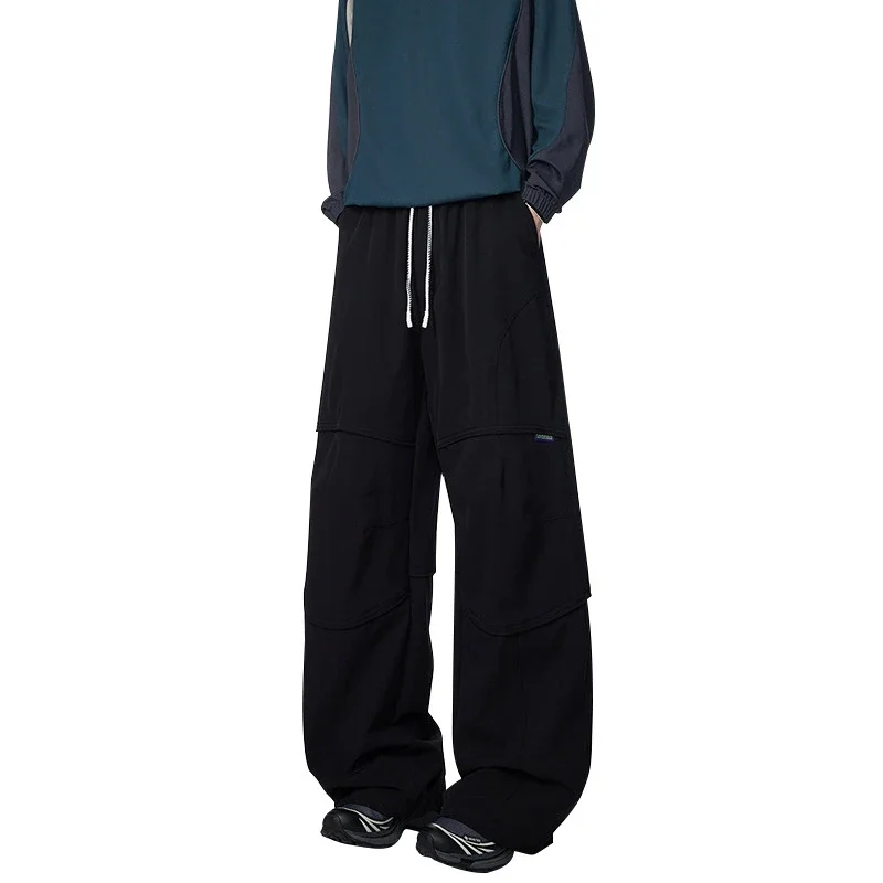Trendy Straight Wide-Leg Pants
