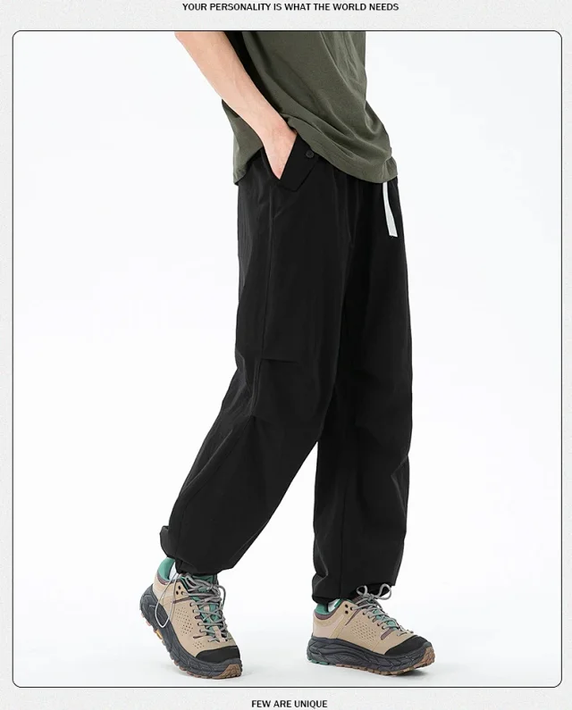 2025 Mens Parachute Pants: Waterproof, Lightweight & Stylish Detail