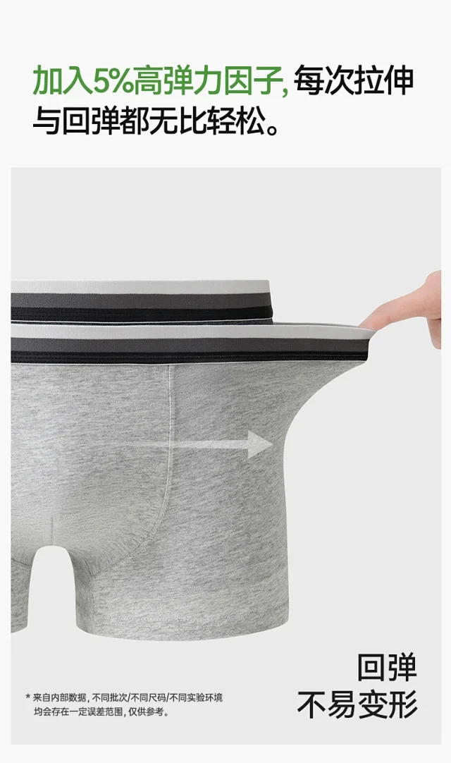 2025 Men's Breathable Cotton Underwear Detail