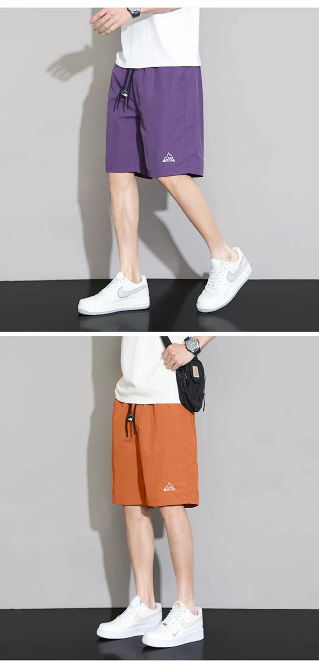 Men's Nylon Quick-Dry Beach Shorts Detail