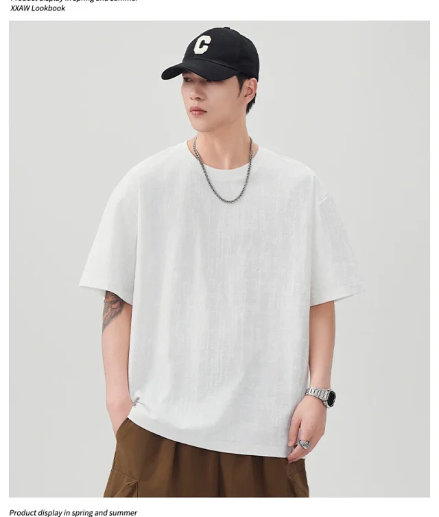 Men's 2025 Summer T-shirt Detail